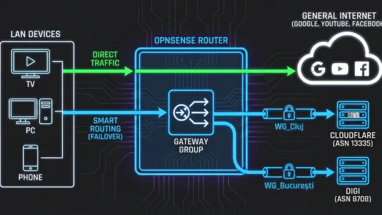 OPNsense - Smart Routing