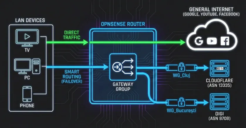 OPNsense - Smart Routing