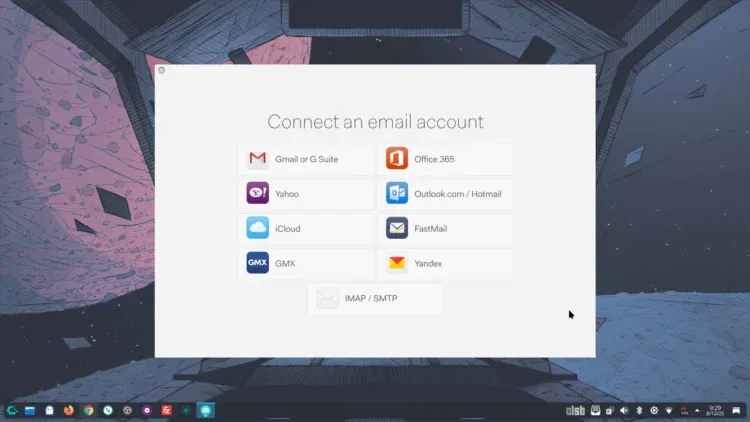 Mailspring - furnizori de servicii de email