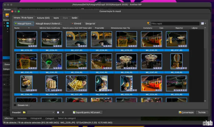 XnView: program pentru conversia fotografiilor