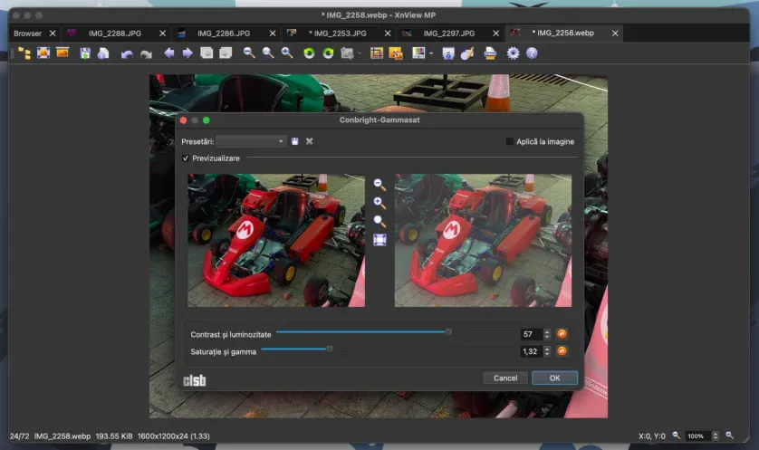 XnView: program pentru aplicarea de filtre fotografiilor