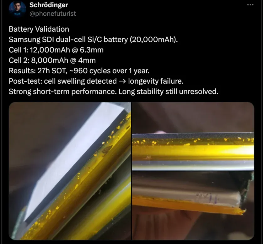 Baterie experimentală Samsung (SDI)