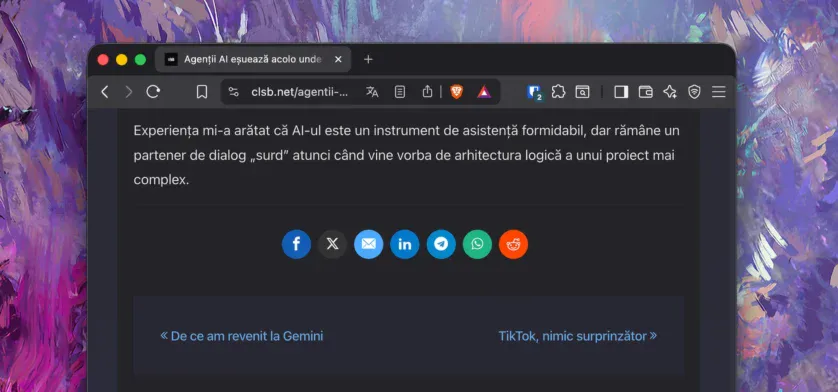 butoane de partajare