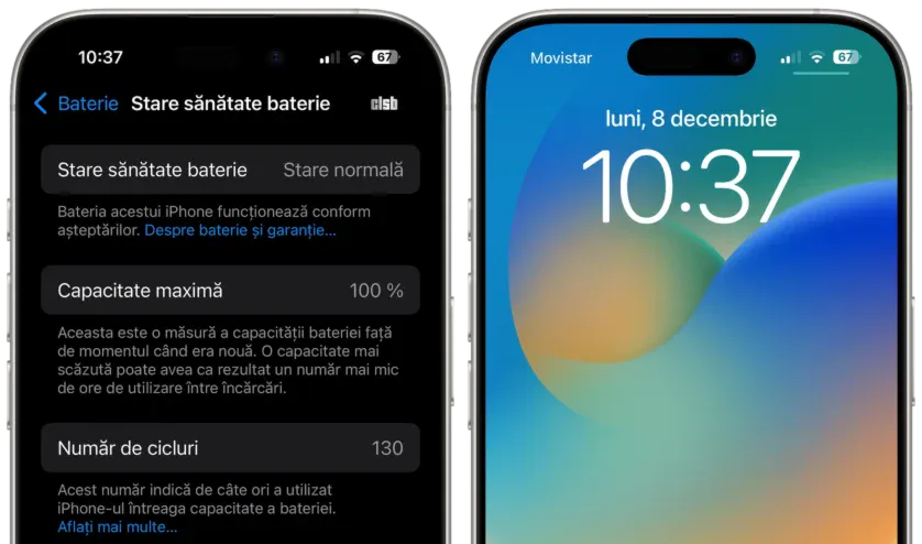 Cicluri de încărcare baterie iPhone