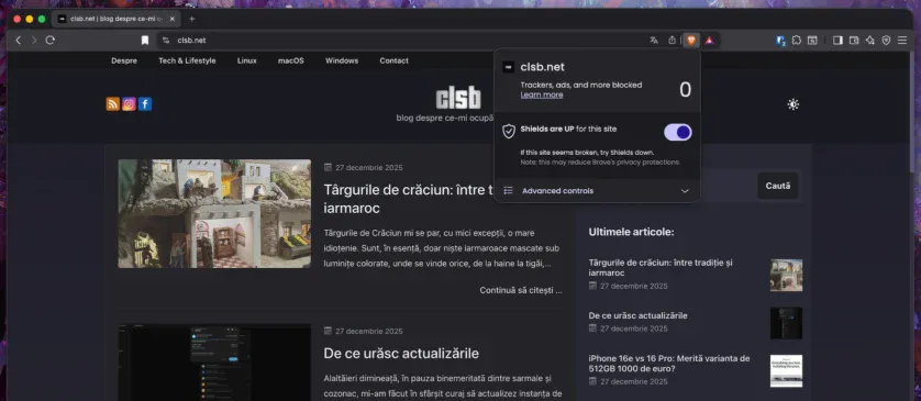 CLSB - fără cookie-uri