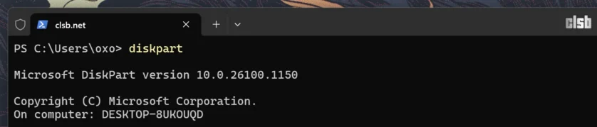 discul protejat la scriere - diskpart