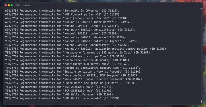 reindexare miniaturi după update-ul pe blog