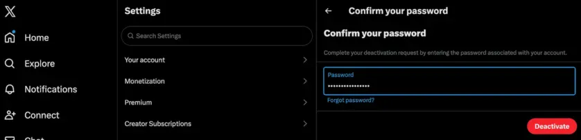 Ștergerea contului Twitter