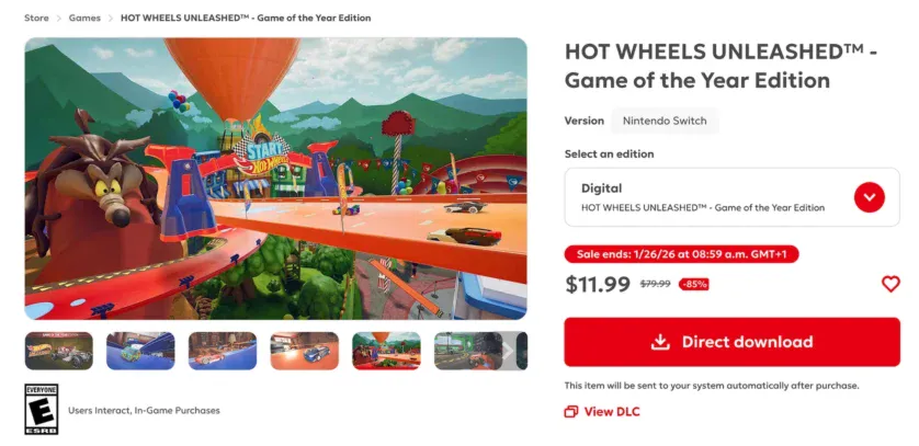 HOT WHEELS UNLEASHED™ - Game of the Year Edition - 12€