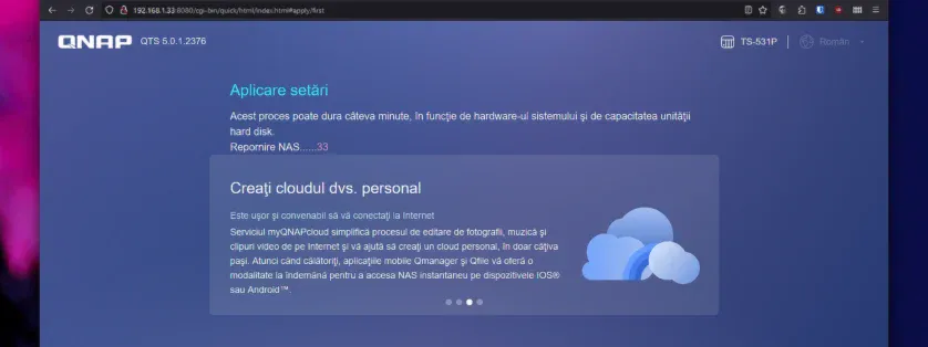 cloud personal în NAS