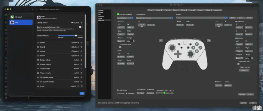 configurare controller Xbox în macOS