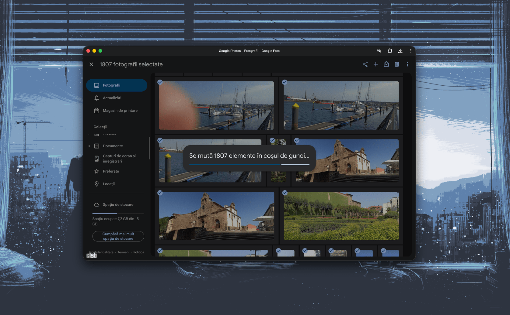 Eliminare poze din Google Photos